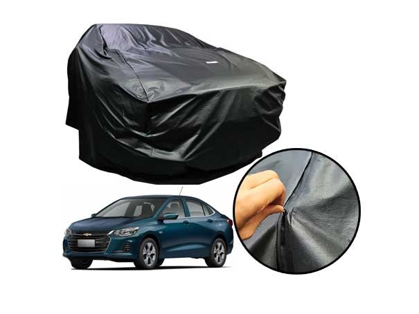 Onix-Sedan-Capa-Couro-Ecologico Capa Impermeavel Forrada Onix Sedan