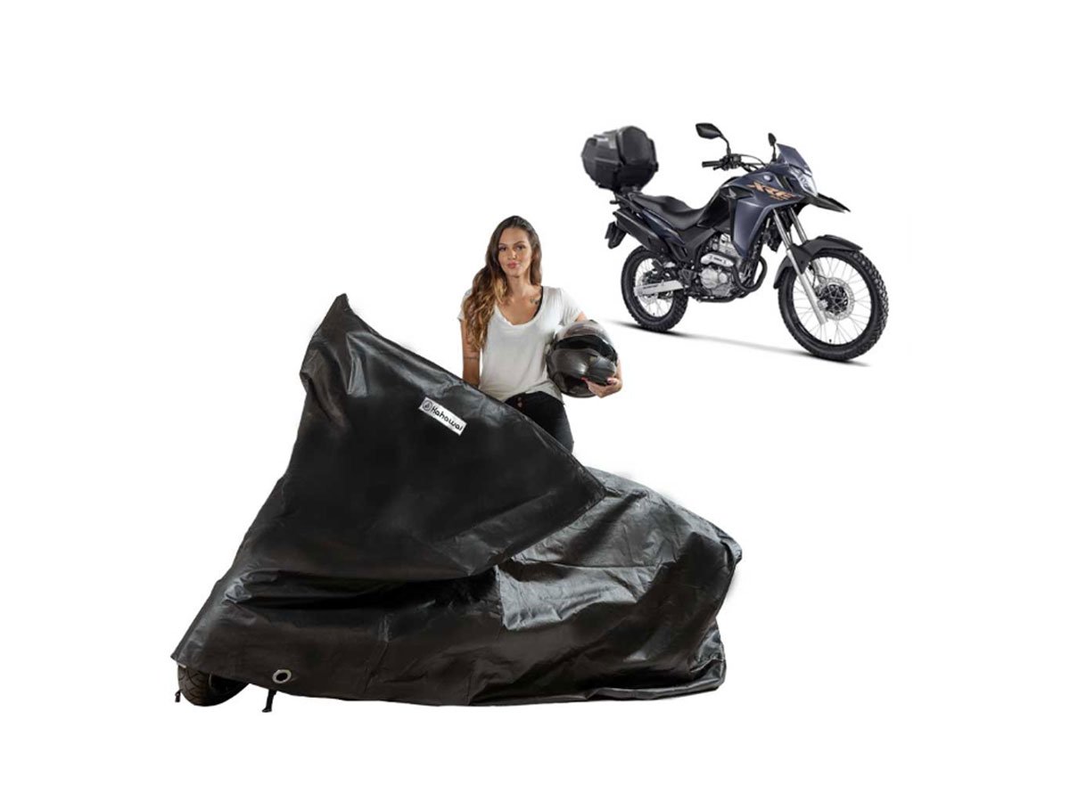 Xre-300-Bau Capa Impermeável Moto Honda Xre 300 Com Bau/bauleto