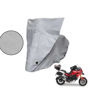 Capa Protetora Moto Ducati Multstrada V2 S c/ Baú Cinza